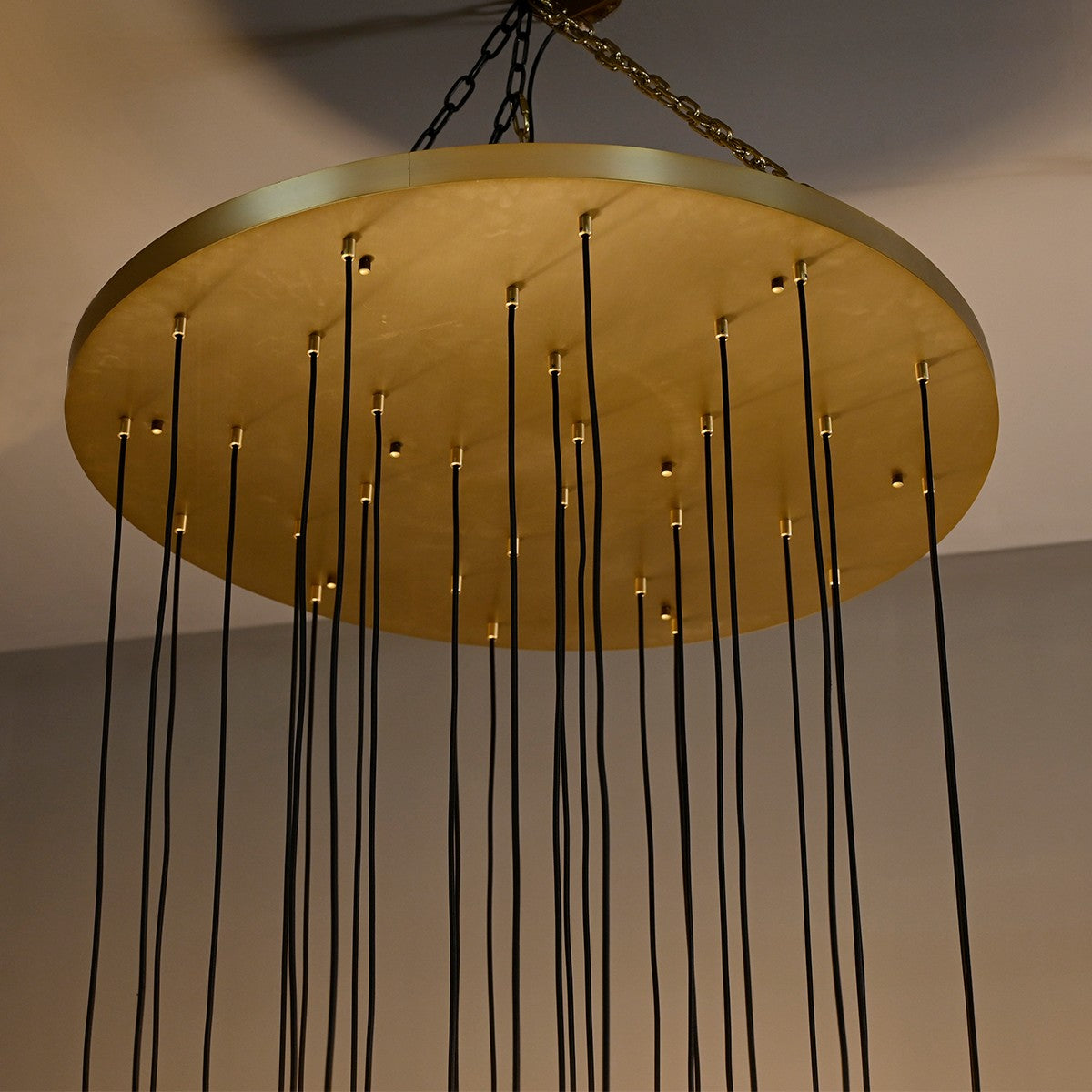 Lumerae 30 Inch Globe Smoked Crystal Cascading Chandelier