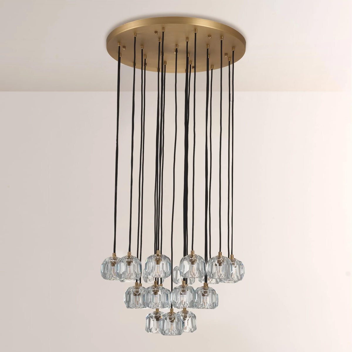 Lumerae 24 Inch Globe Crystal Cascading Chandelier