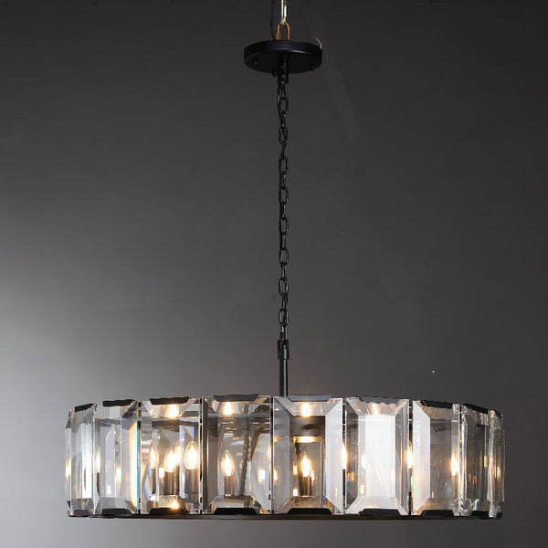 Norvain 43 Inch Crystal Round Chandelier
