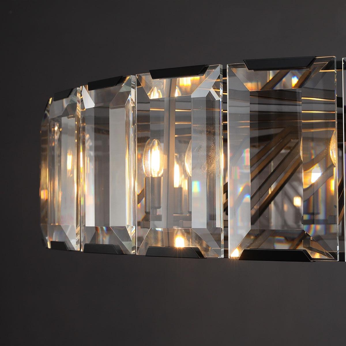 Norvain 43 Inch Crystal Round Chandelier
