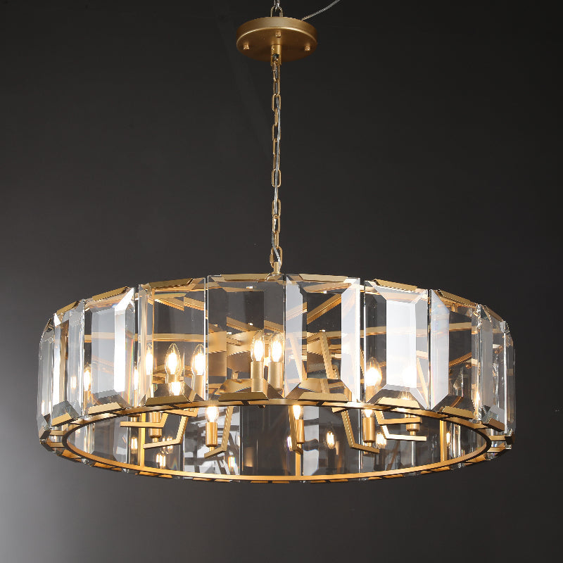 Norvain 43 Inch Crystal Round Chandelier