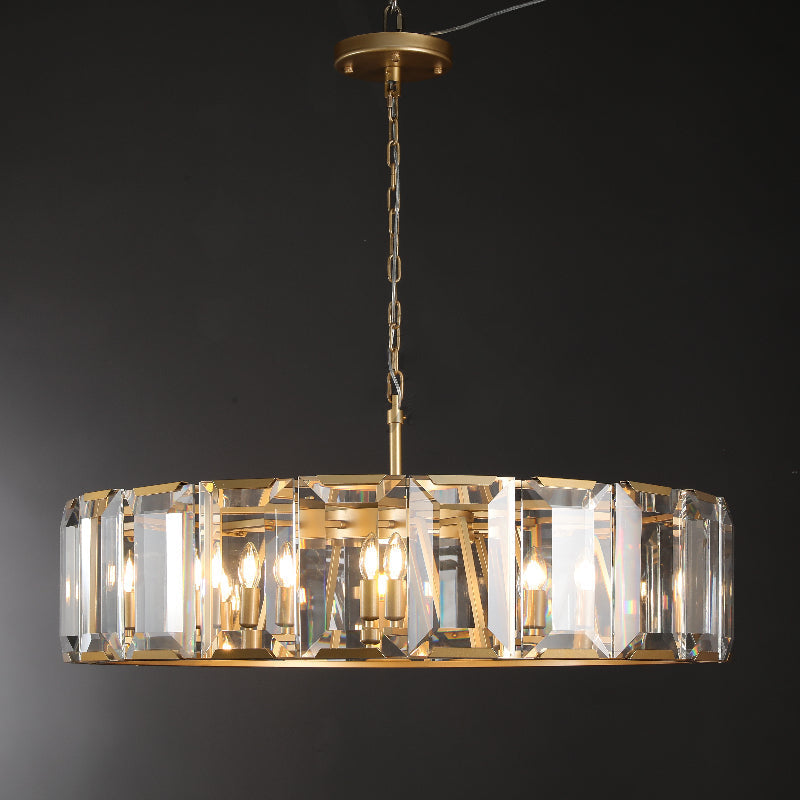 Norvain 43 Inch Crystal Round Chandelier