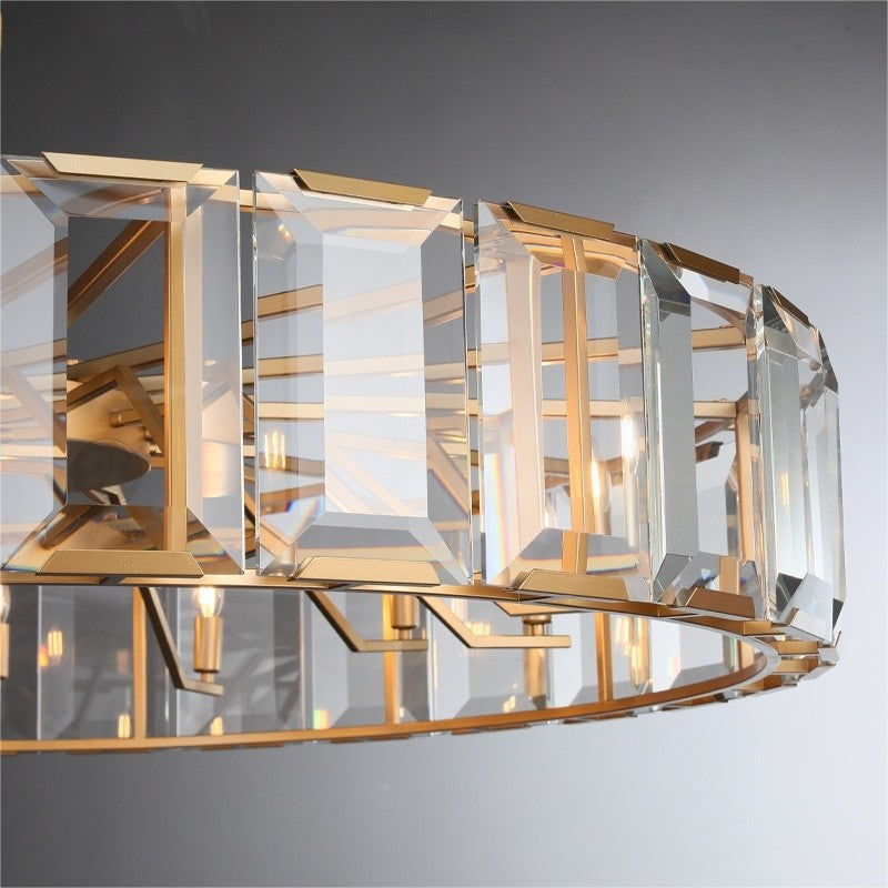 Norvain 60 Inch Crystal Round Chandelier