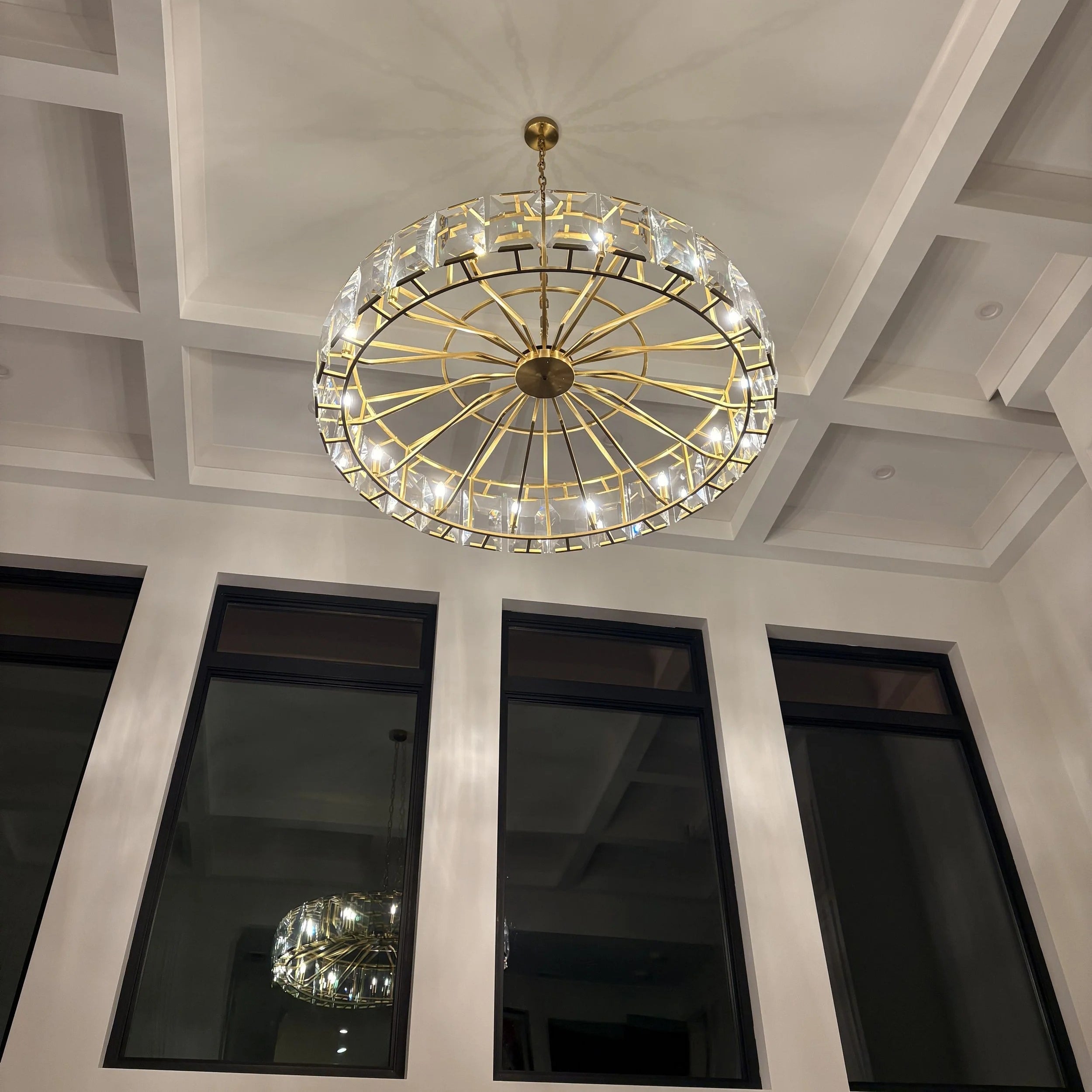 Norvain 60 Inch Crystal Round Chandelier