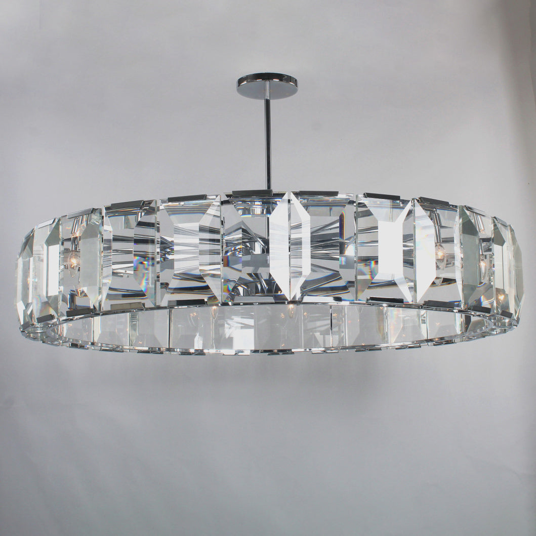 Norvain 60 Inch Crystal Round Chandelier