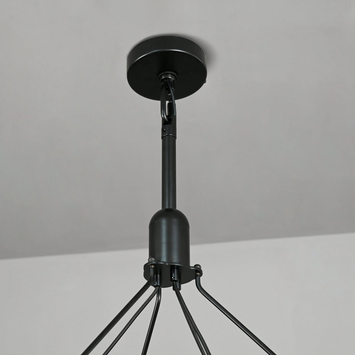 Elaris 26 Inch Tubular Candle Wagon Wheel Chandelier