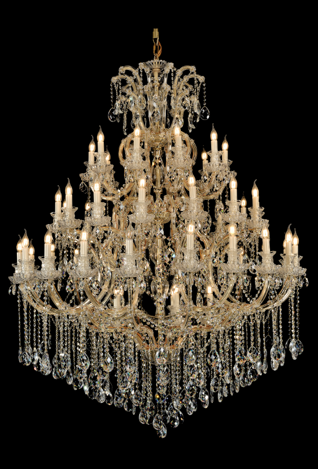 Extra Large Multi-tiered Candle Light Crystal Chandelier for Hotel/Restaurant-MEET LIGHTING