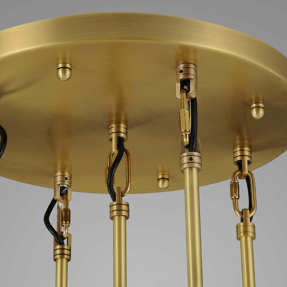 Virelle 48 Inch Chain Crystal Tiered Long Chandelier