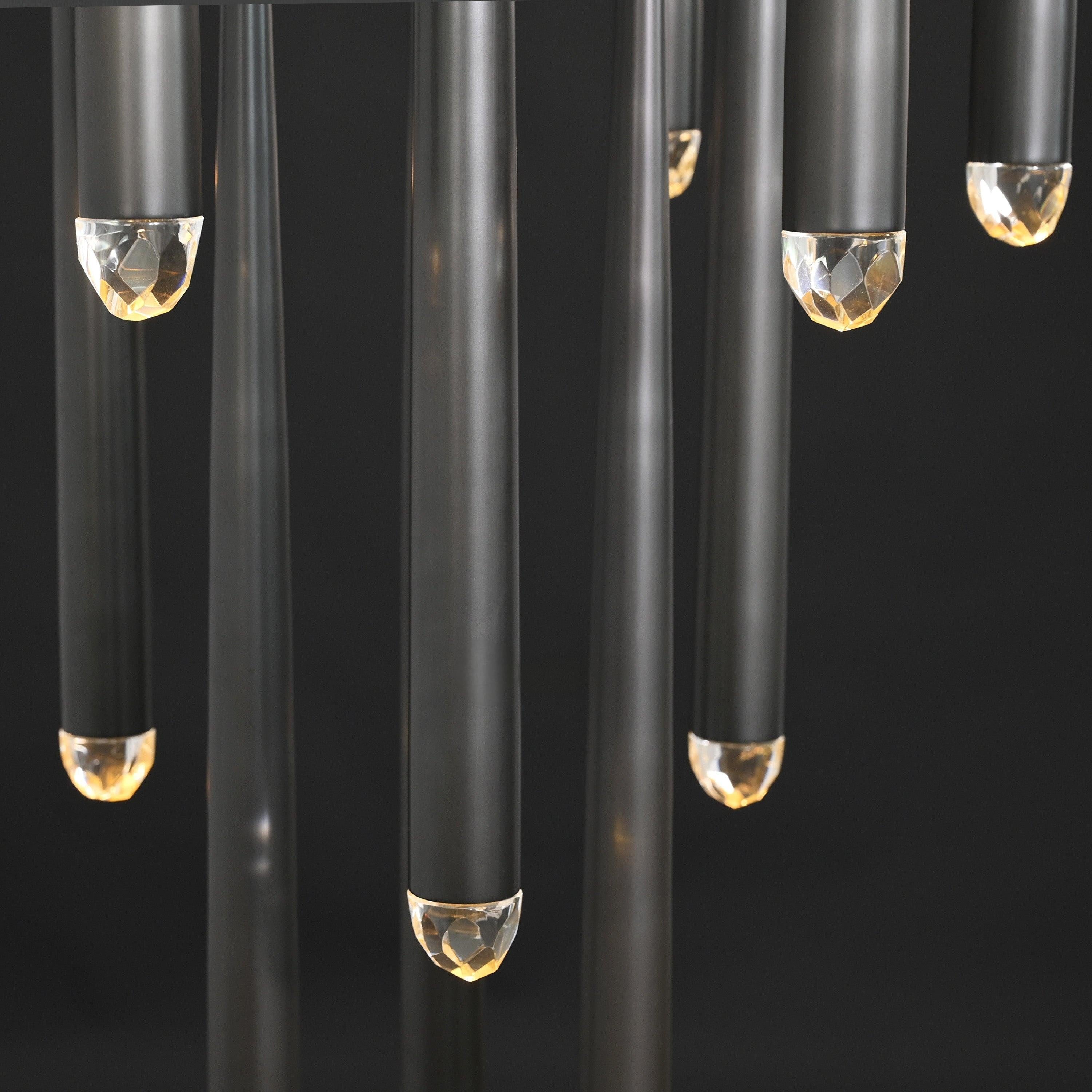 Solmira 24 Inch Round Cascading Chandelier