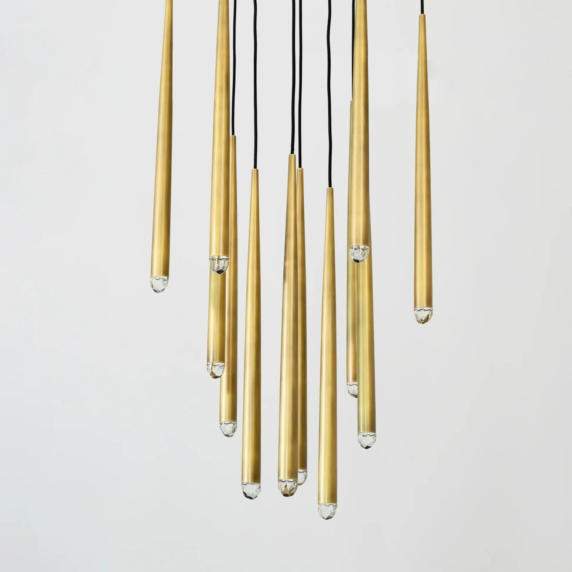 Solmira 24 Inch Round Cascading Chandelier