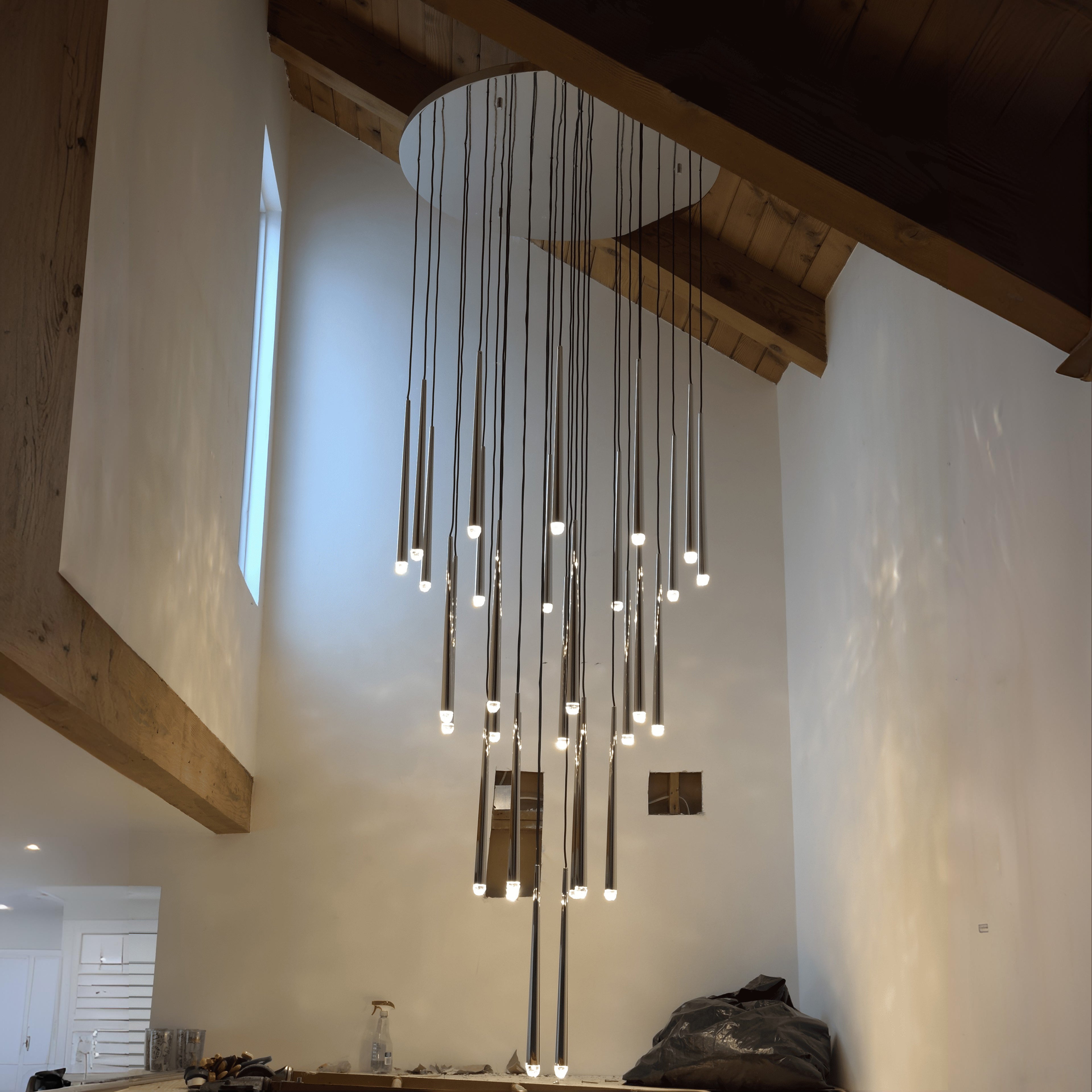 Solmira 48 Inch Round Cascading Chandelier