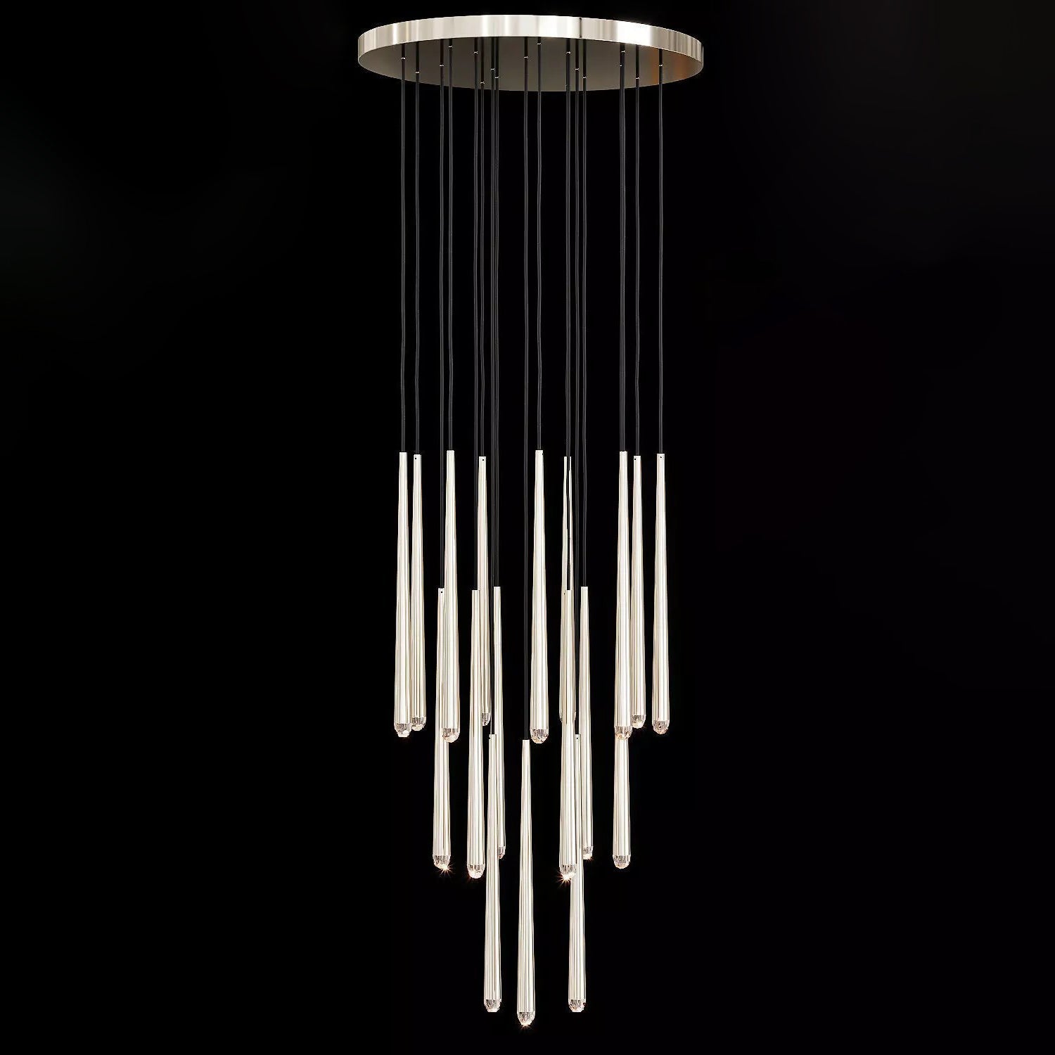 Solmira 30 Inch Round Cascading Chandelier