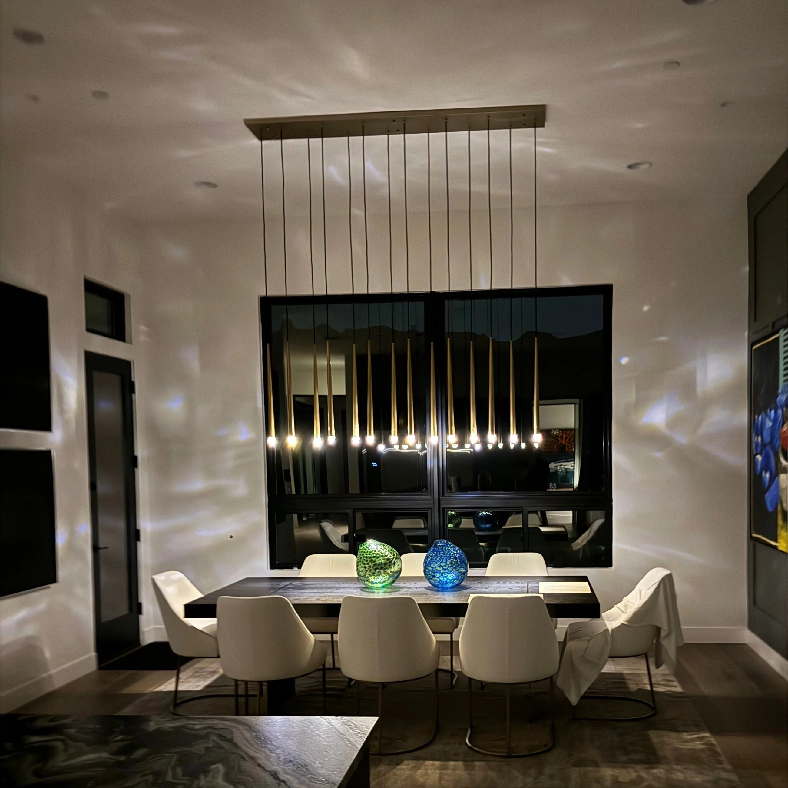 Solmira 60 Inch Linear Cascading Chandelier