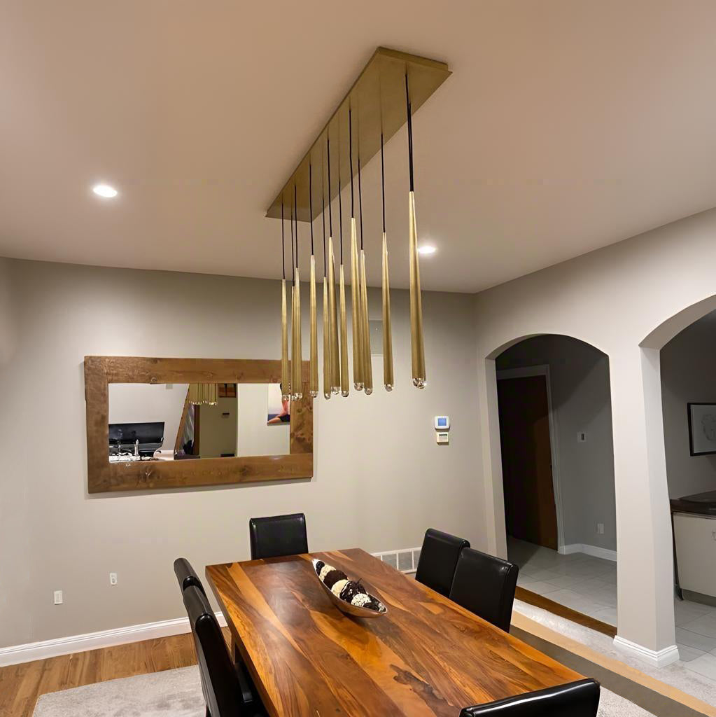 Solmira 60 Inch Linear Cascading Chandelier