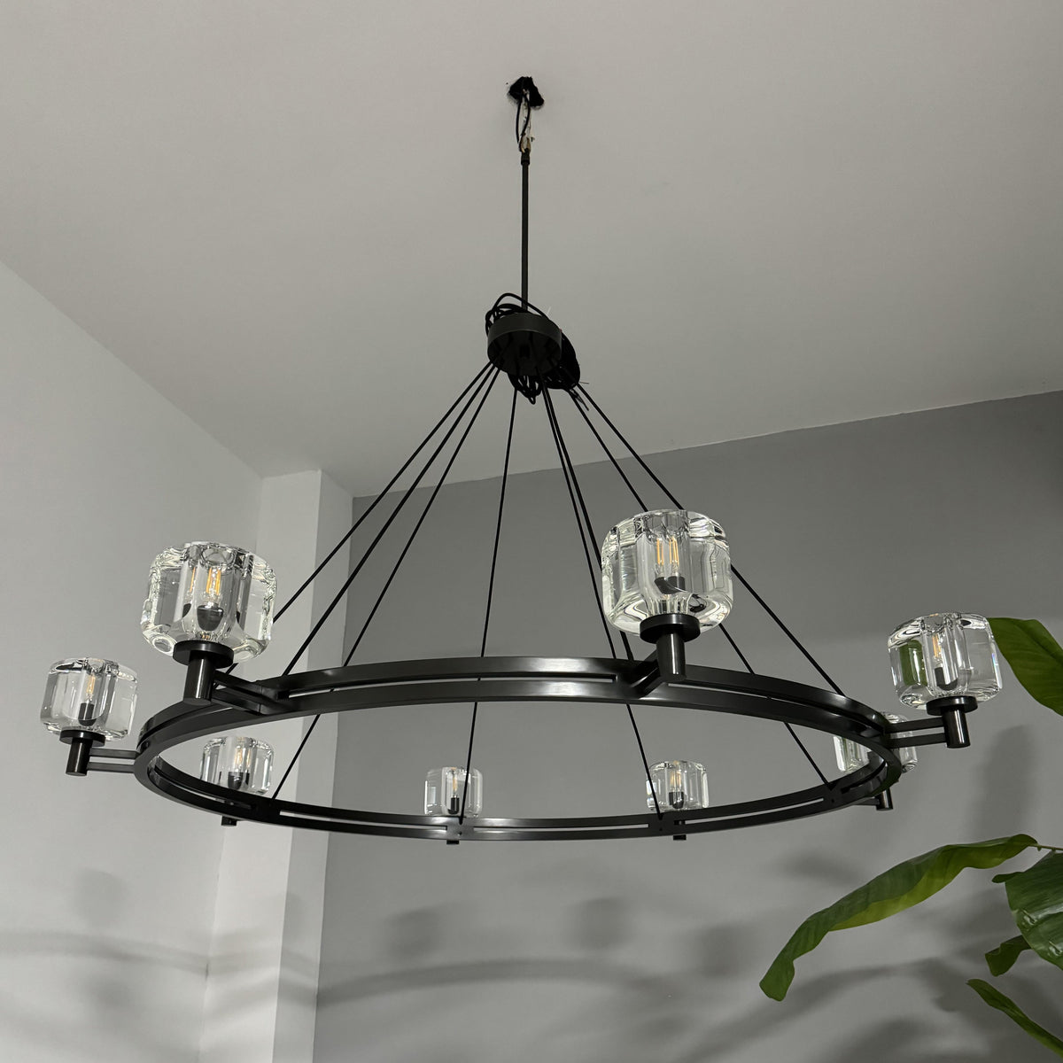 Ardorin 60 Inch Round Candle Crystal Chandelier