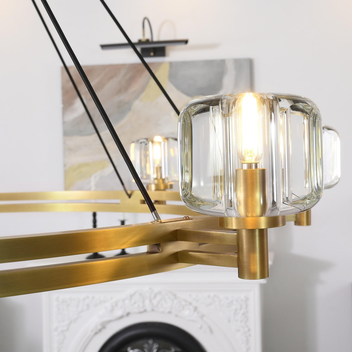 Ardorin 60 Inch Round Candle Crystal Chandelier