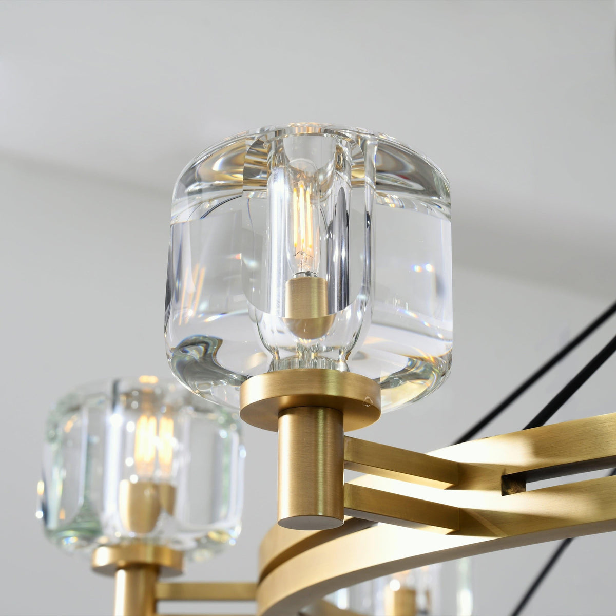 Ardorin 36 Inch Round Candle Crystal Chandelier