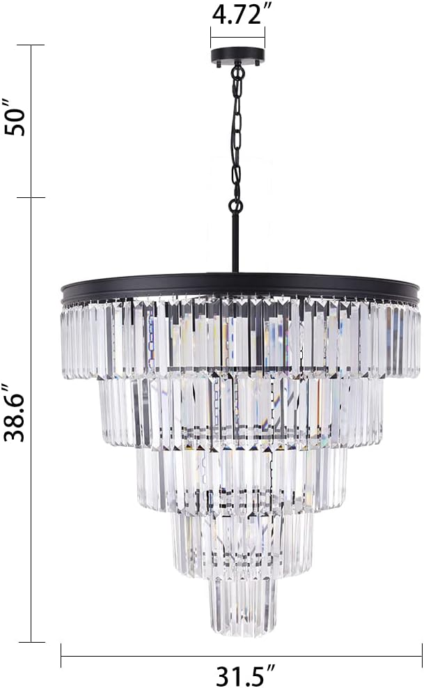 Tochic Crystal Round Chandelier