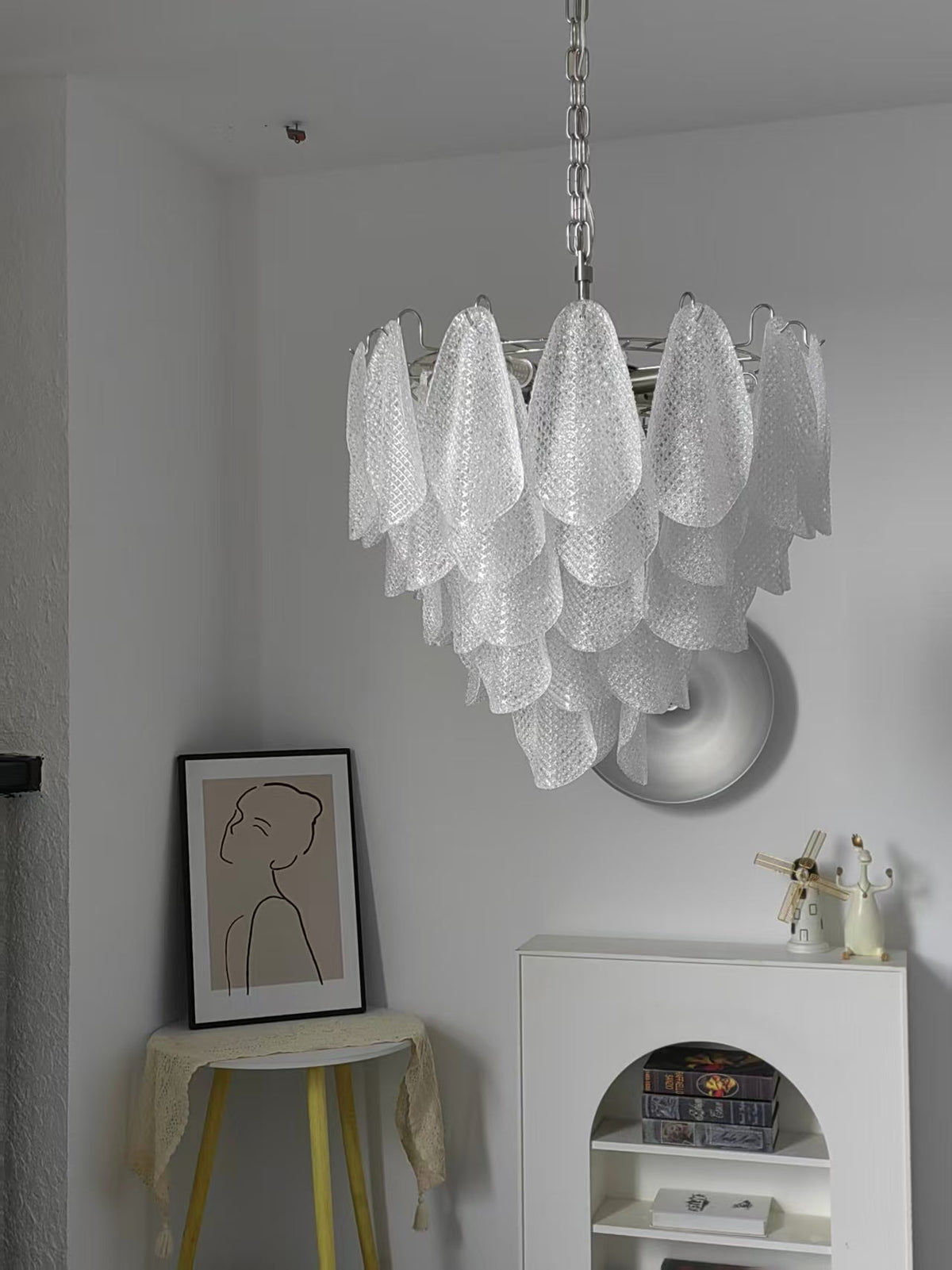 Murano Glass Teardrop Chandelier by Meetlighting