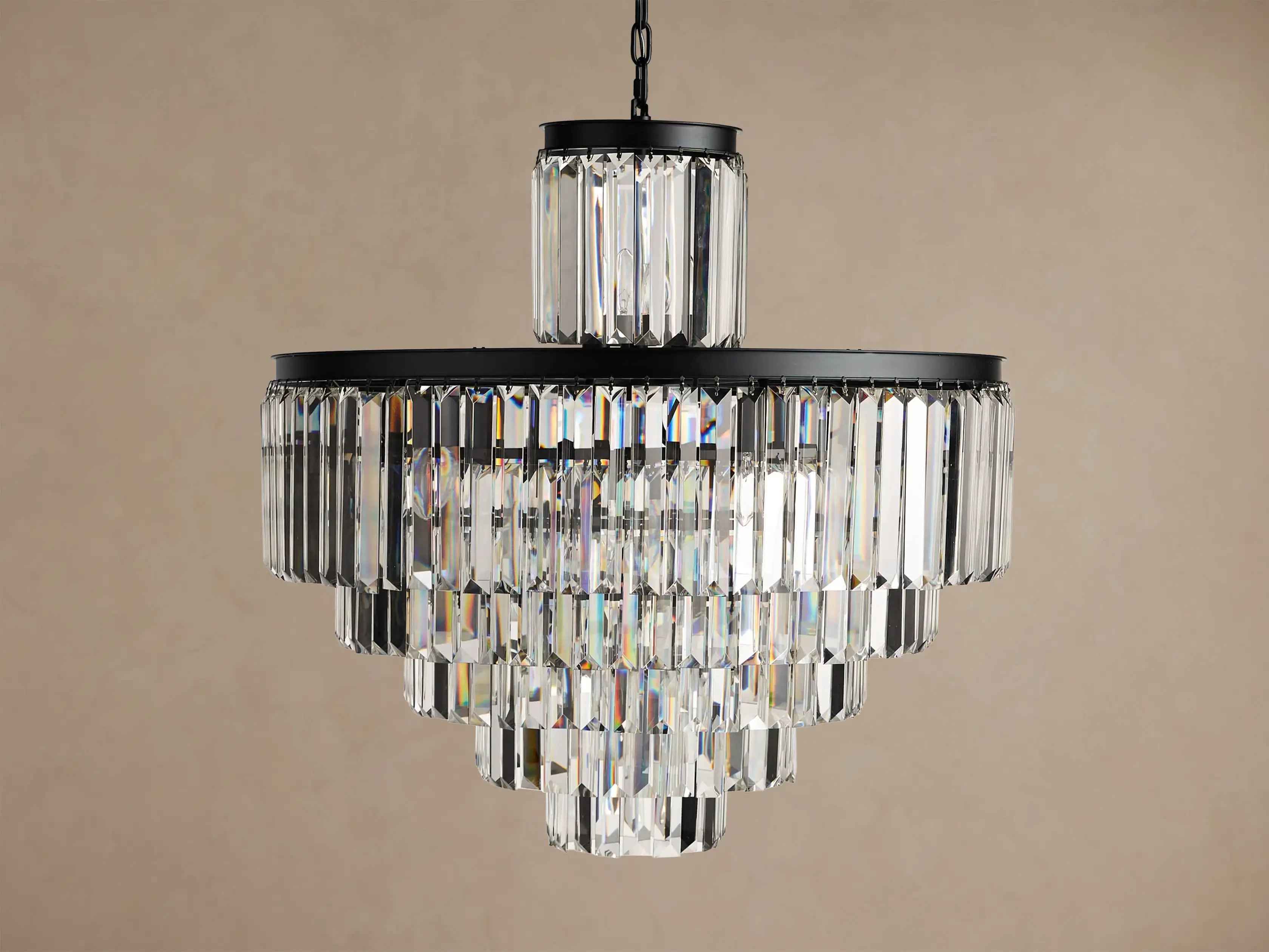 Leyland Crystal Chandelier 20" 32"