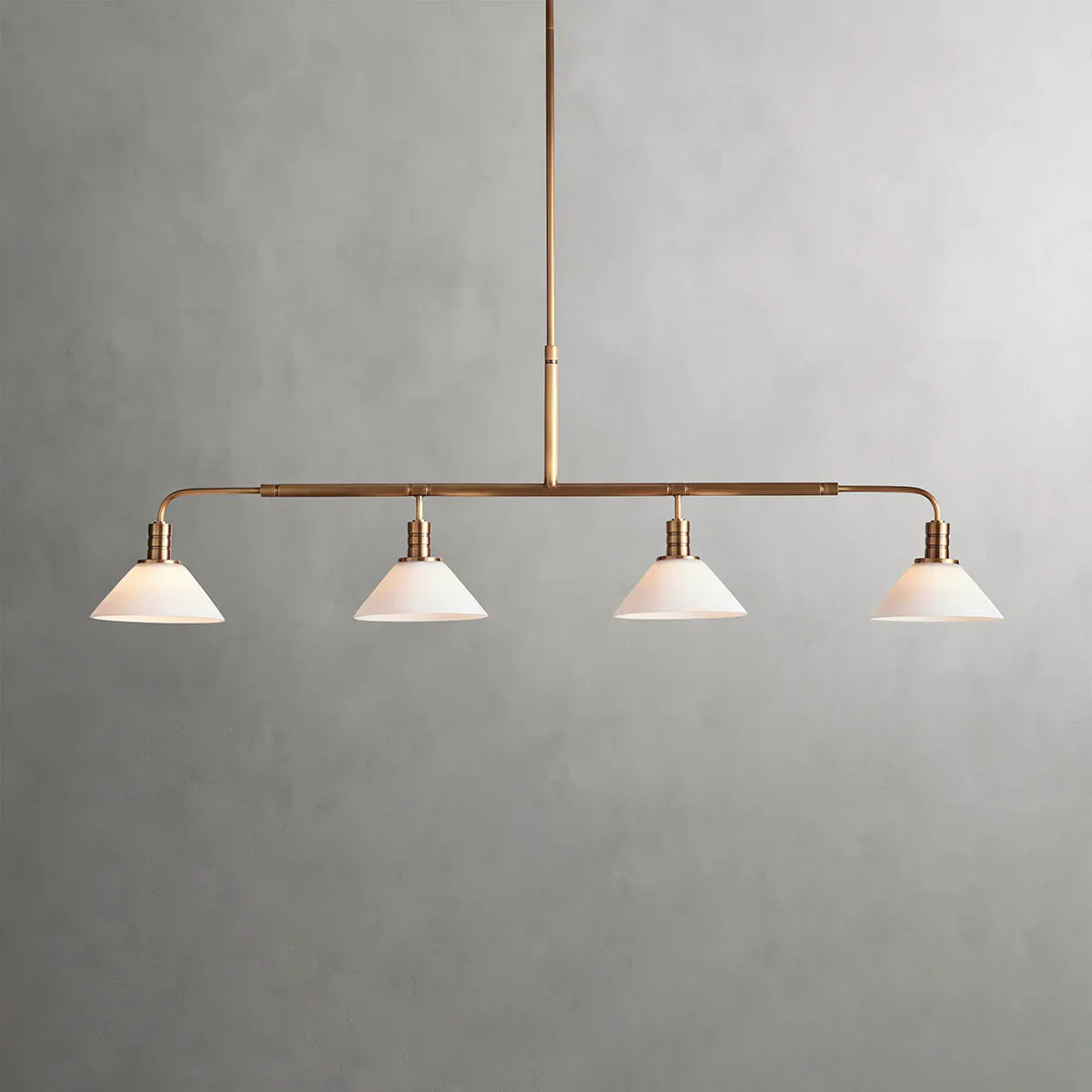 Art Glass Therona Linear Chandelier-MEET LIGHTING