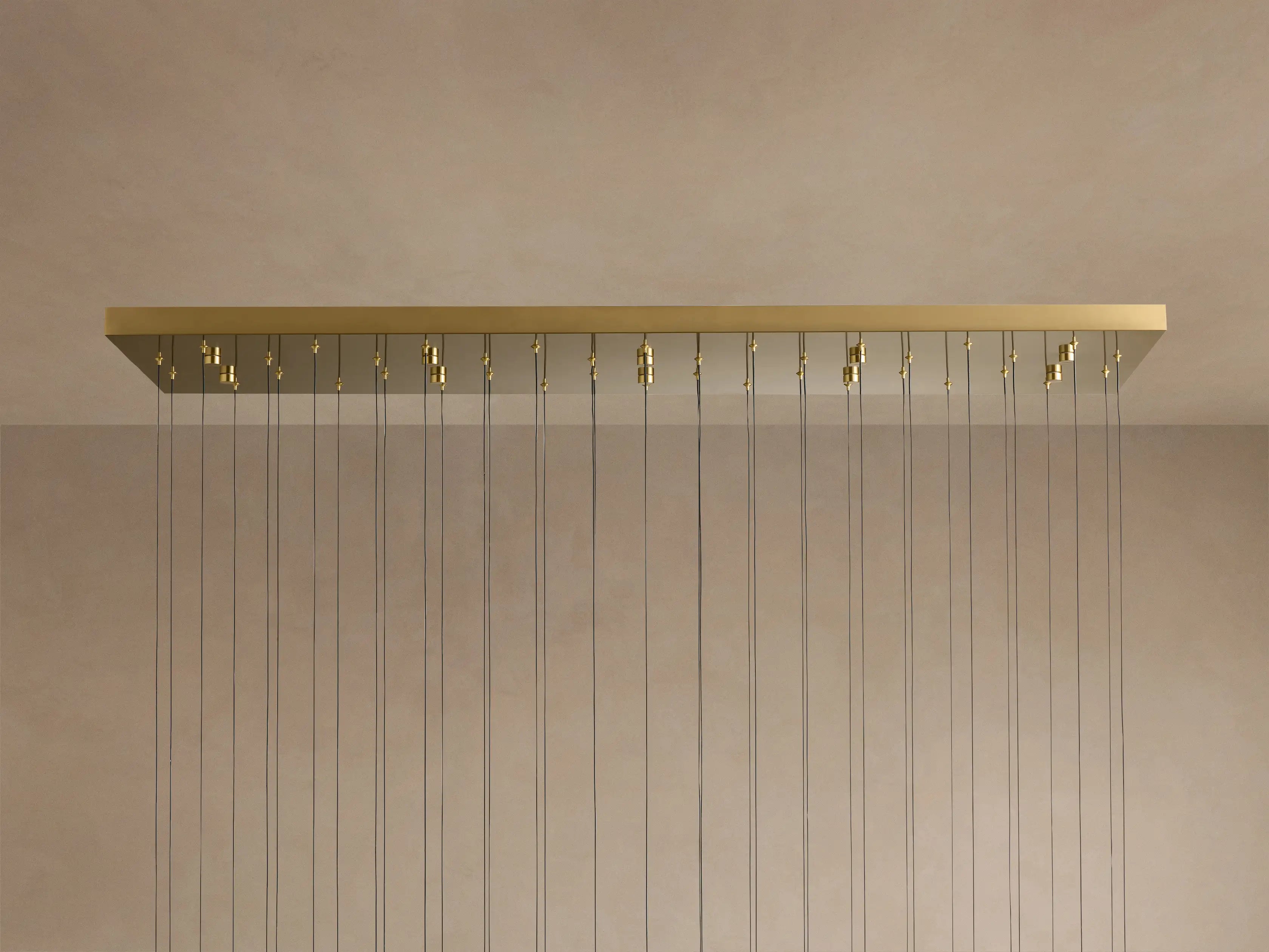 Soltaire Modern Linear Chandelier For Dining Room Kitchen