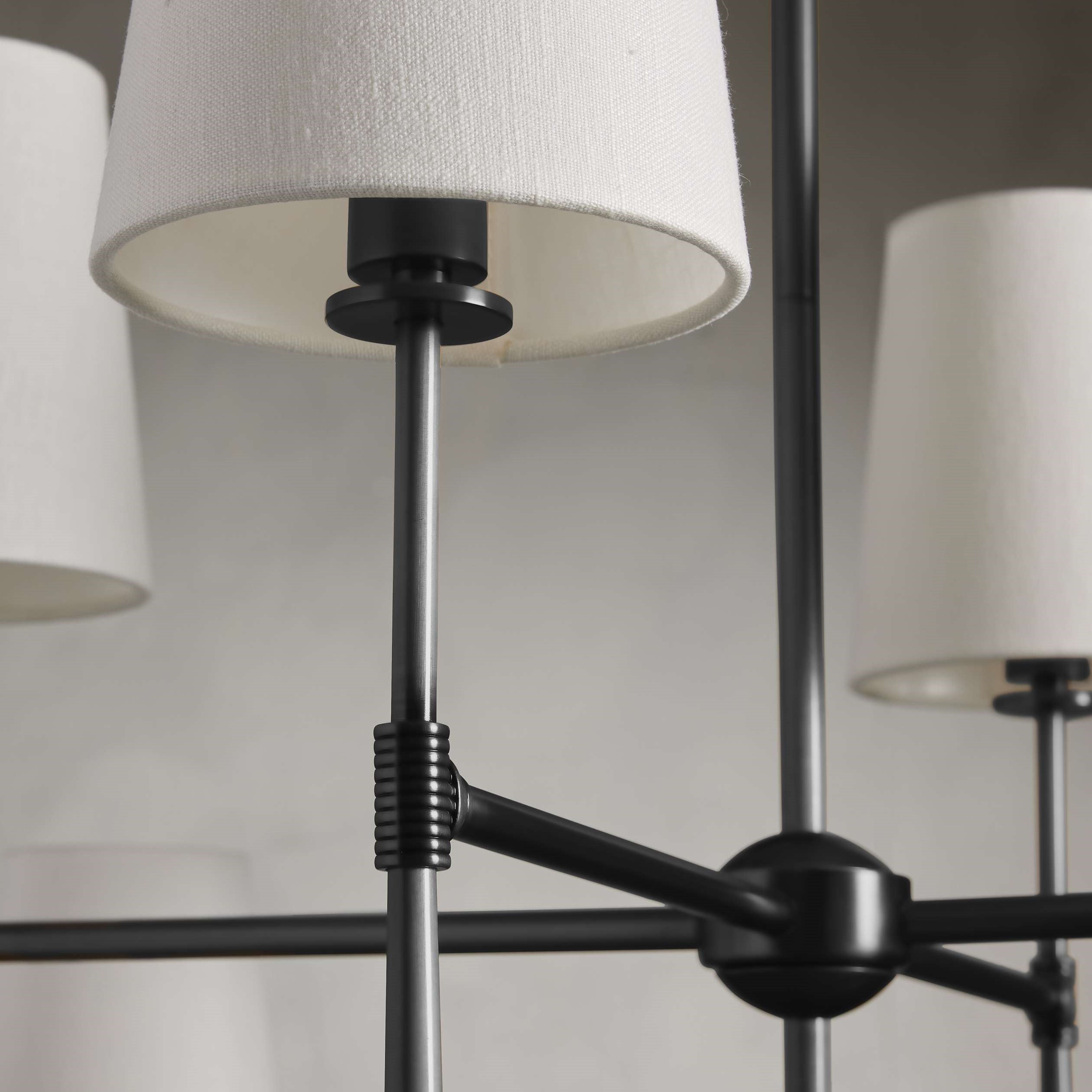 Rhodes 2-Tier Round Chandelier-MEET LIGHTING