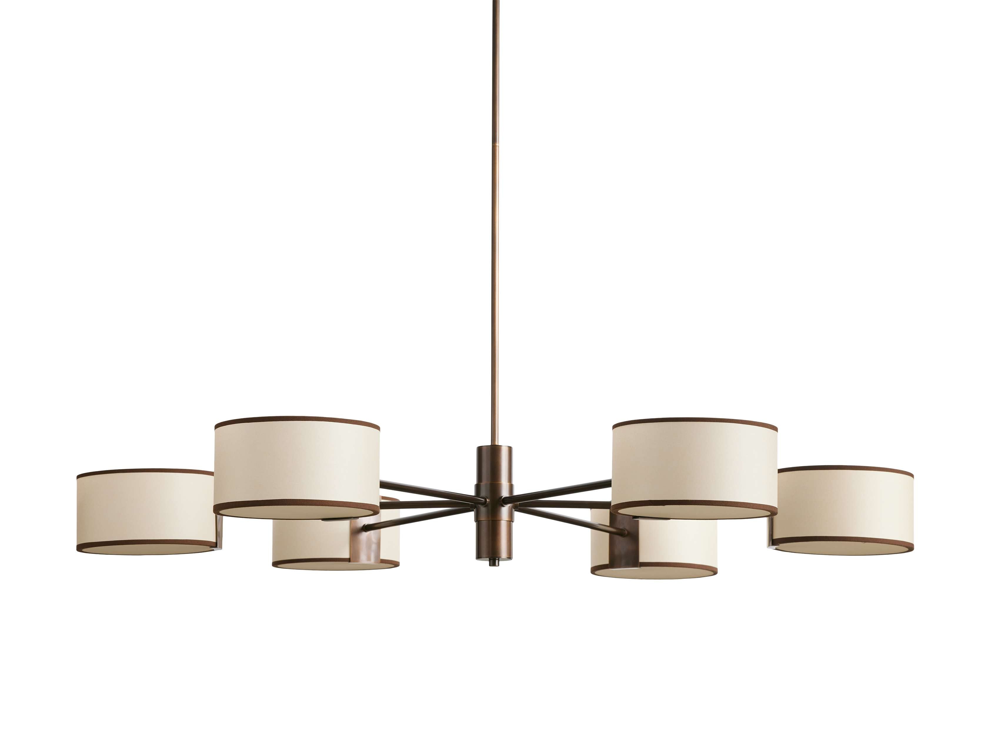 Daphne Fabric Round Chandelier