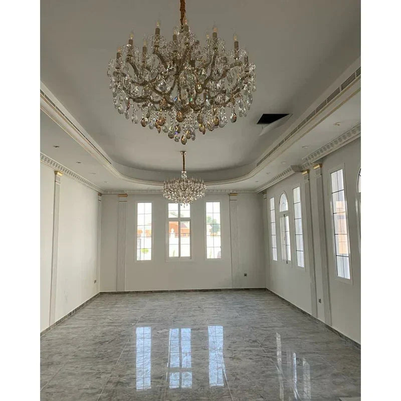 Allumage Extra Wide Classic Crystal Chandelier - Meetlighting
