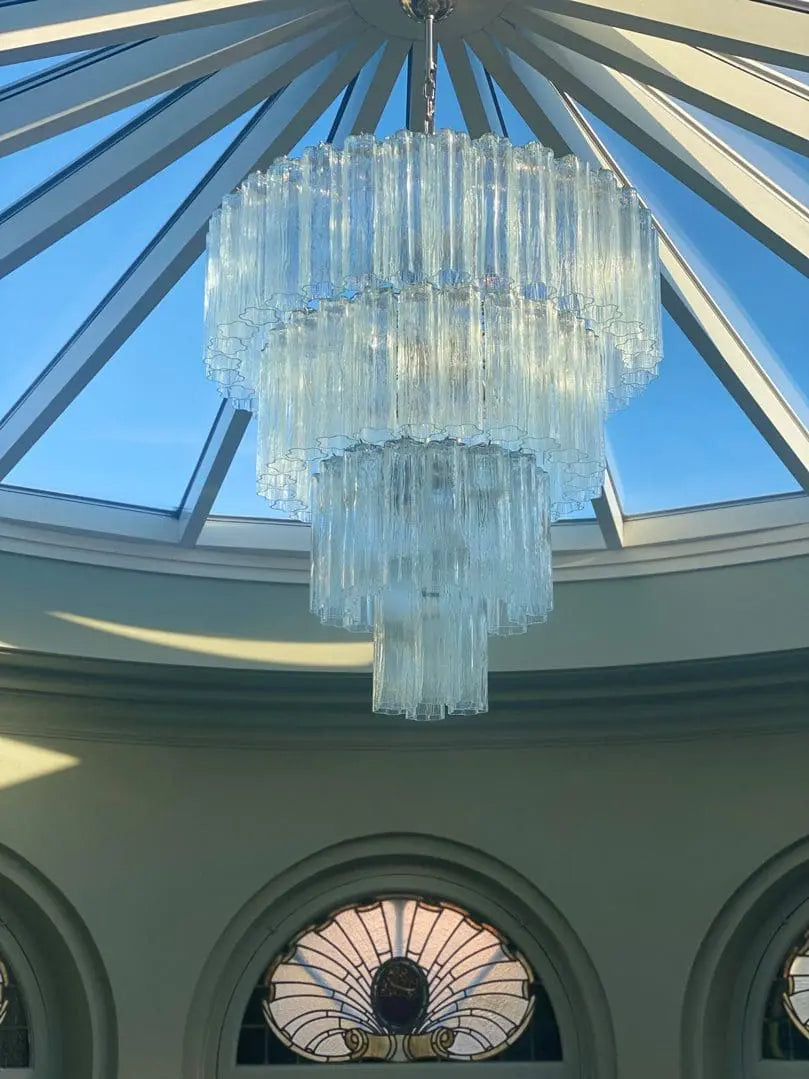 Murano Chandelier – 78 tubes – Transparent by Meetlighting