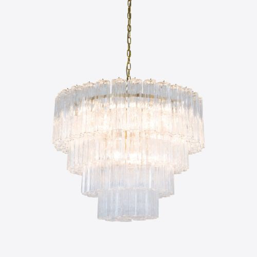 Large Treviso Murano Chandelier 31.5" by Meetlighting