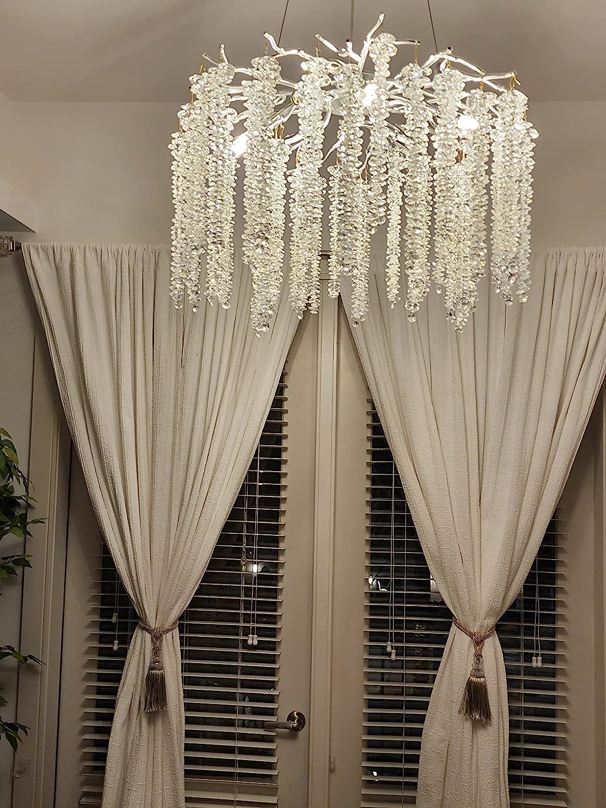 Branch Style Ceiling Light Crystal icicle Chandelier For Dining Table for Modern Home-MEET LIGHTING