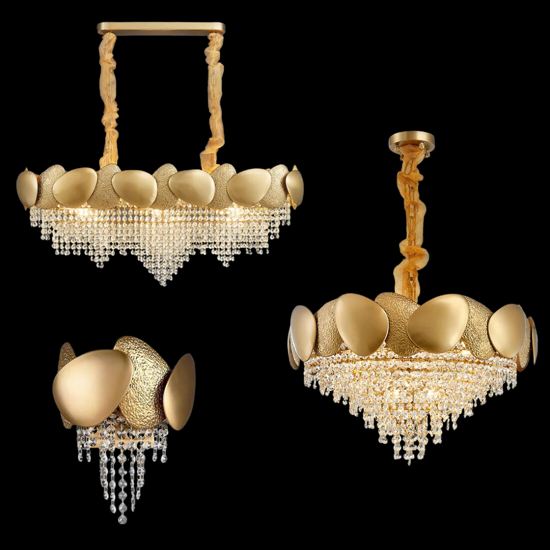 Modern Italian Style Crystal Tassel Chandelier-MEET LIGHTING