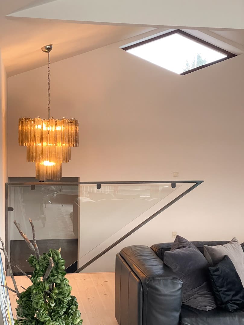 Murano Chandelier – 48 tubes – Smoked