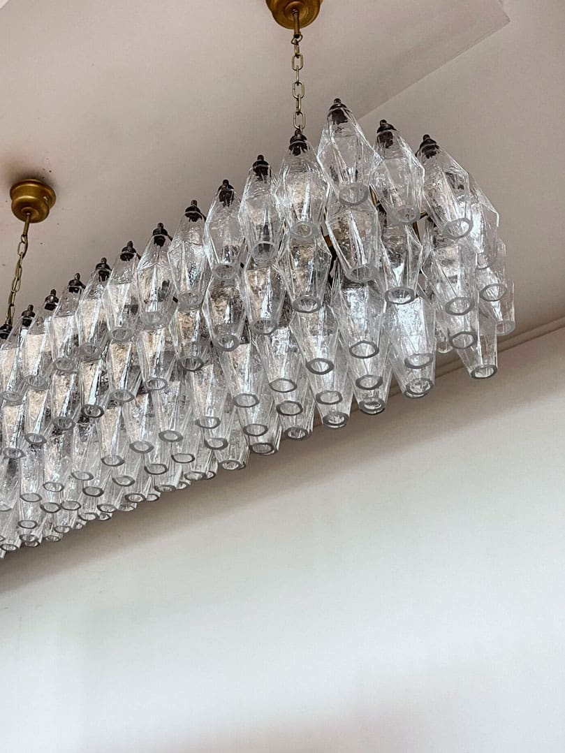 Poliedri 138-Glass Murano Chandelier