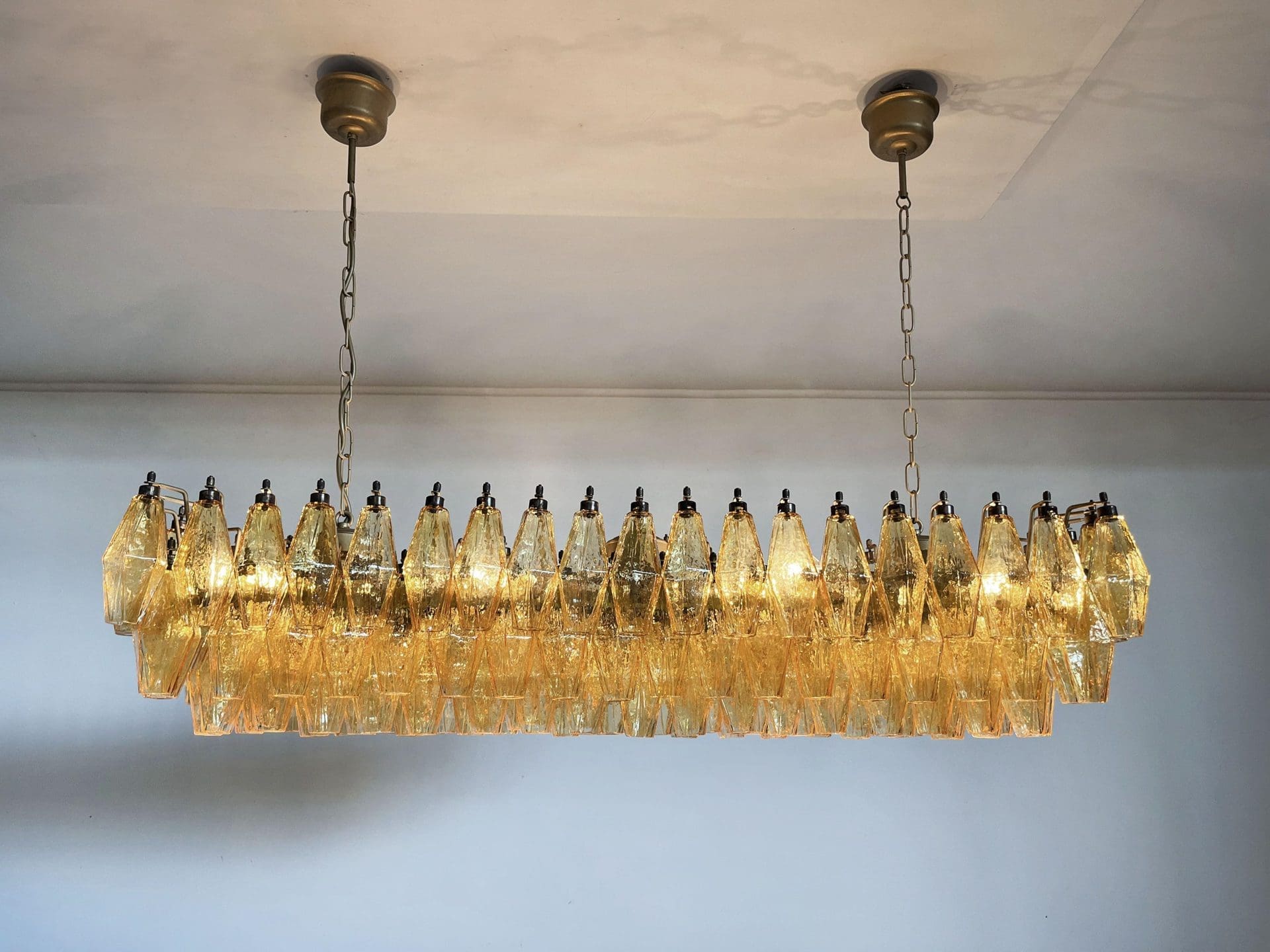 Poliedri 138-Glass Murano Chandelier