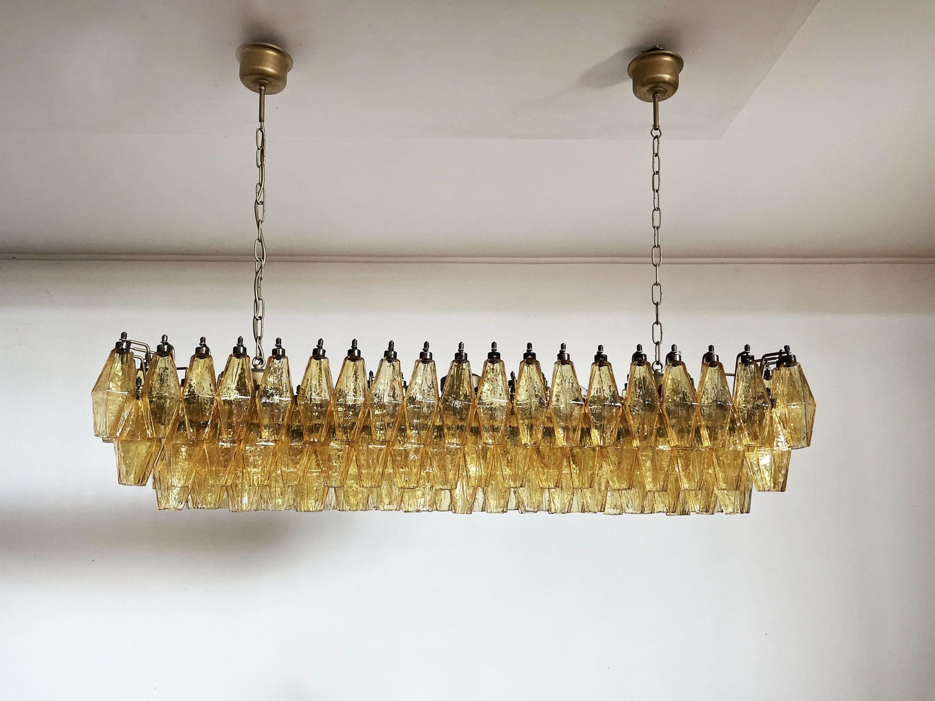 Poliedri 138-Glass Murano Chandelier