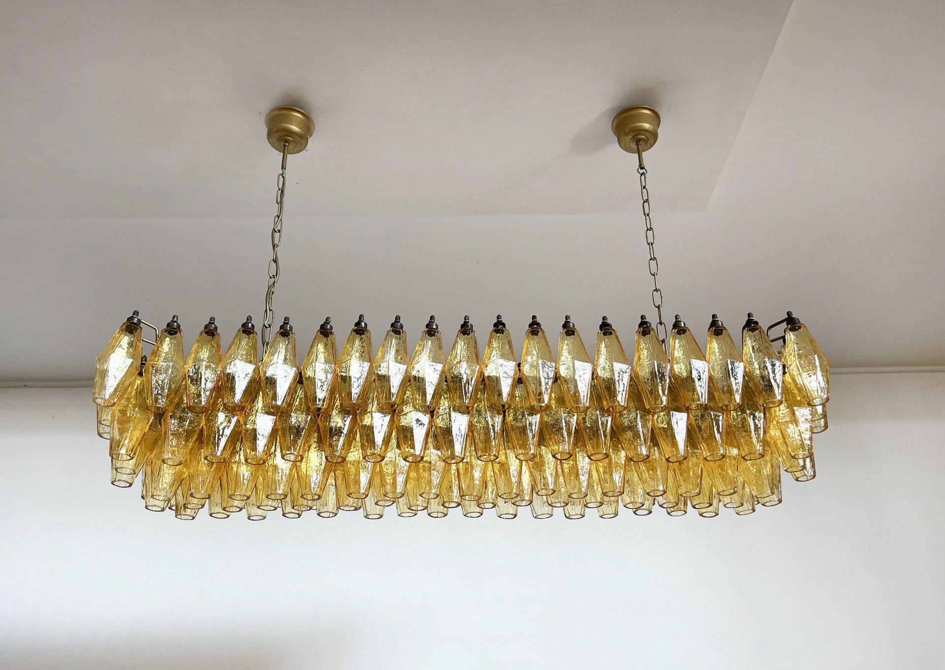 Poliedri 138-Glass Murano Chandelier