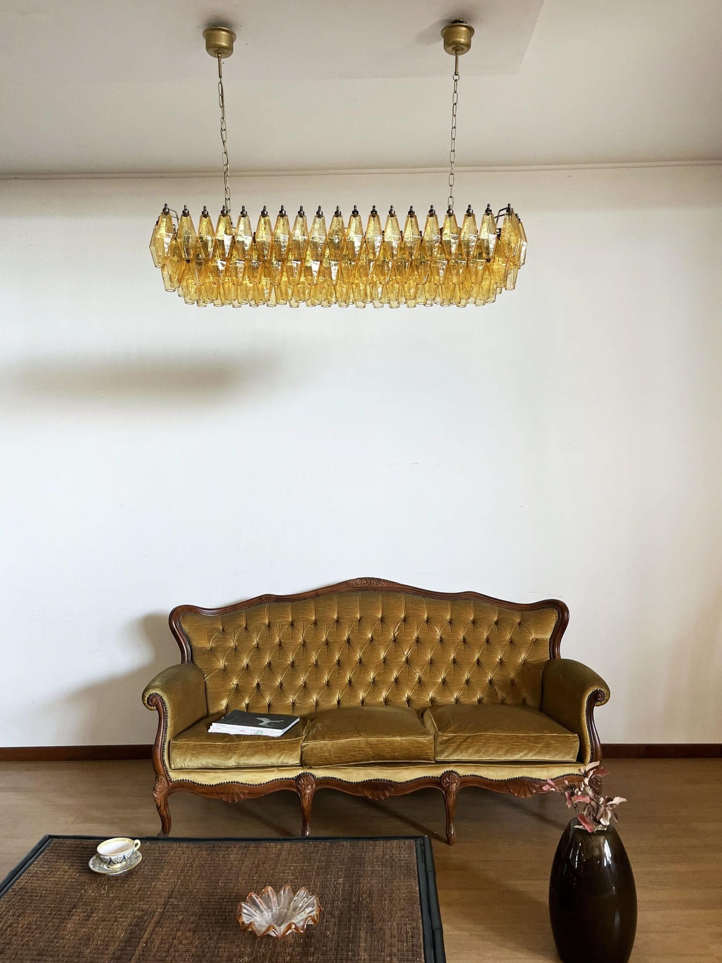 Poliedri 138-Glass Murano Chandelier