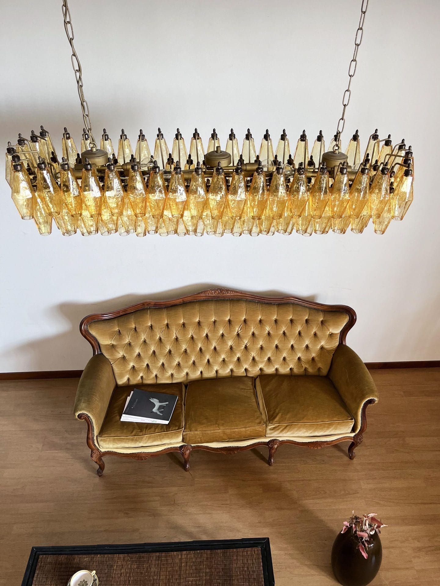 Poliedri 138-Glass Murano Chandelier
