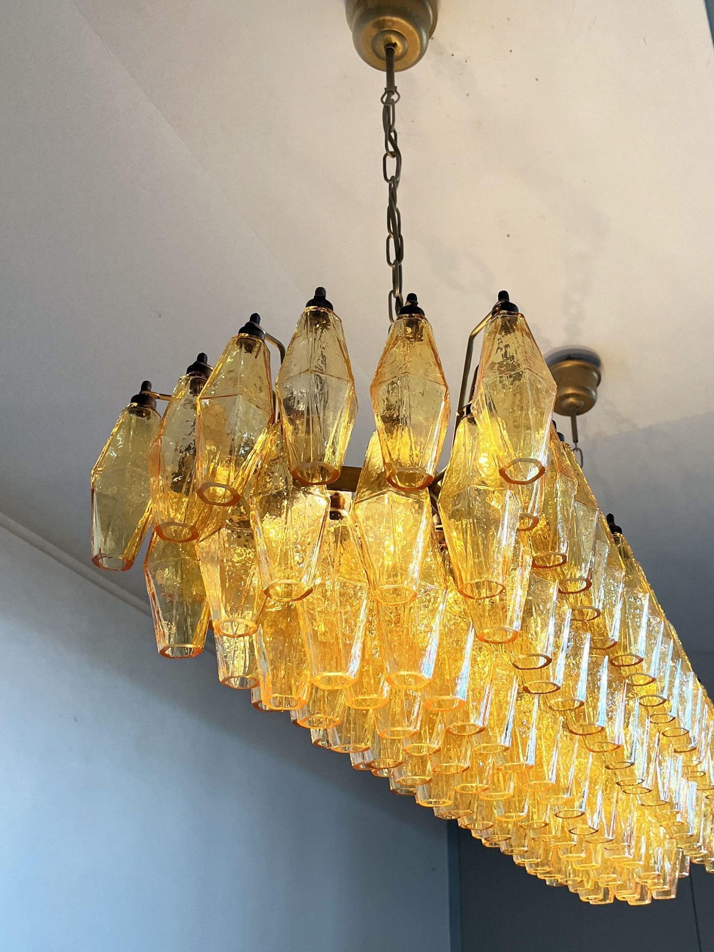 Poliedri 138-Glass Murano Chandelier