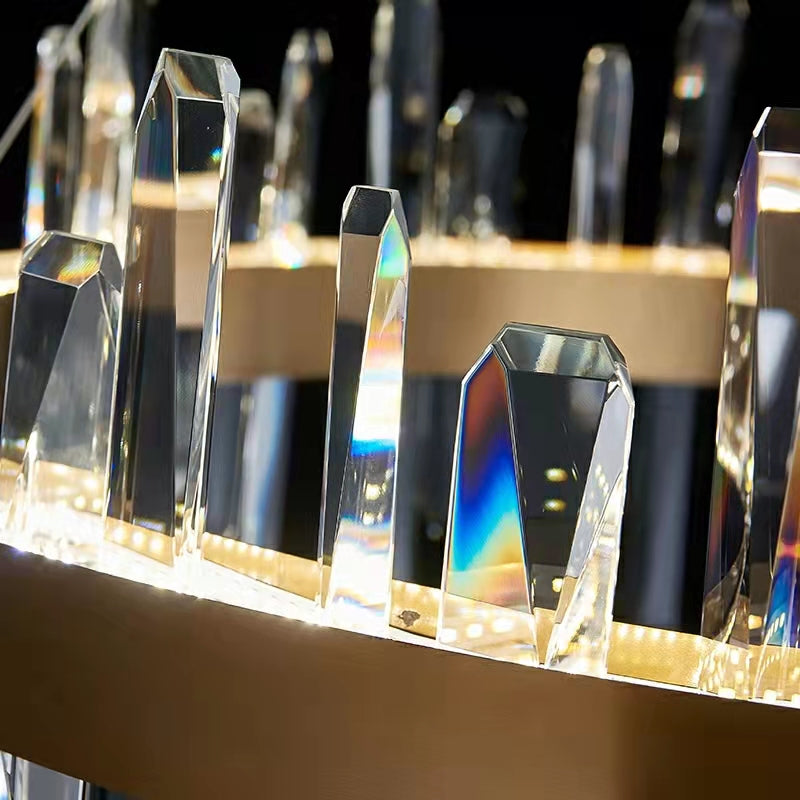 Crystal Chandelier For Dining Room Unique Style Crystal Pendant Light-MEET LIGHTING