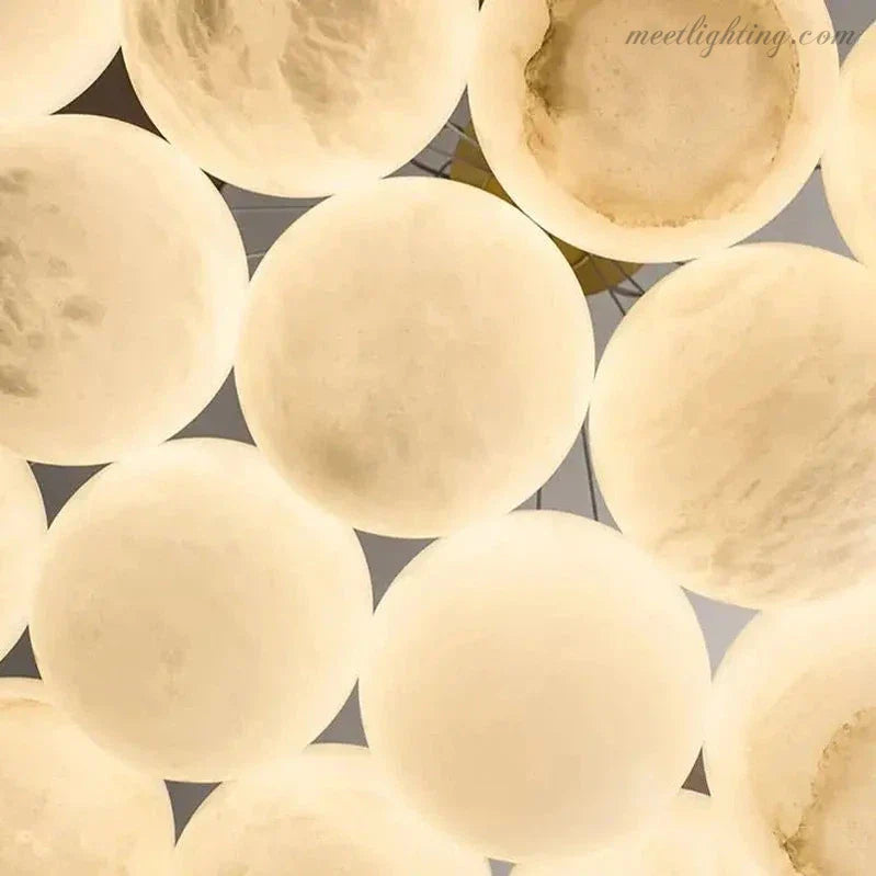 Alabaster Global Rod Cord Pendant Lighting-Meet Lighting