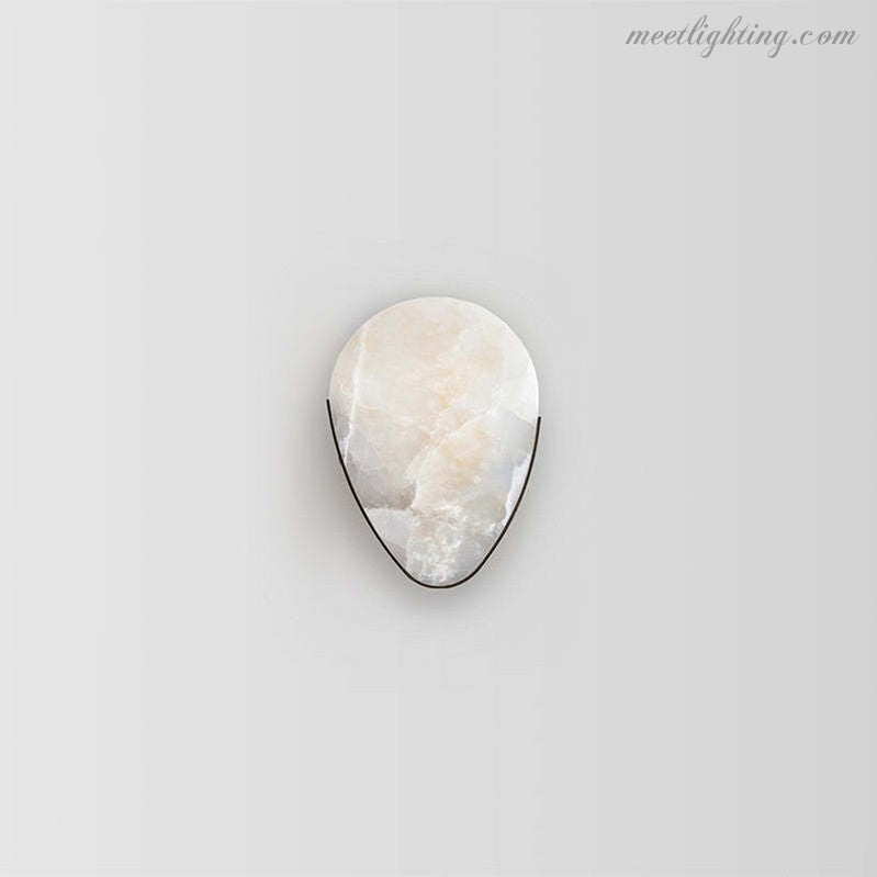 Alabaster V Wall Sconce-Meet Lighting