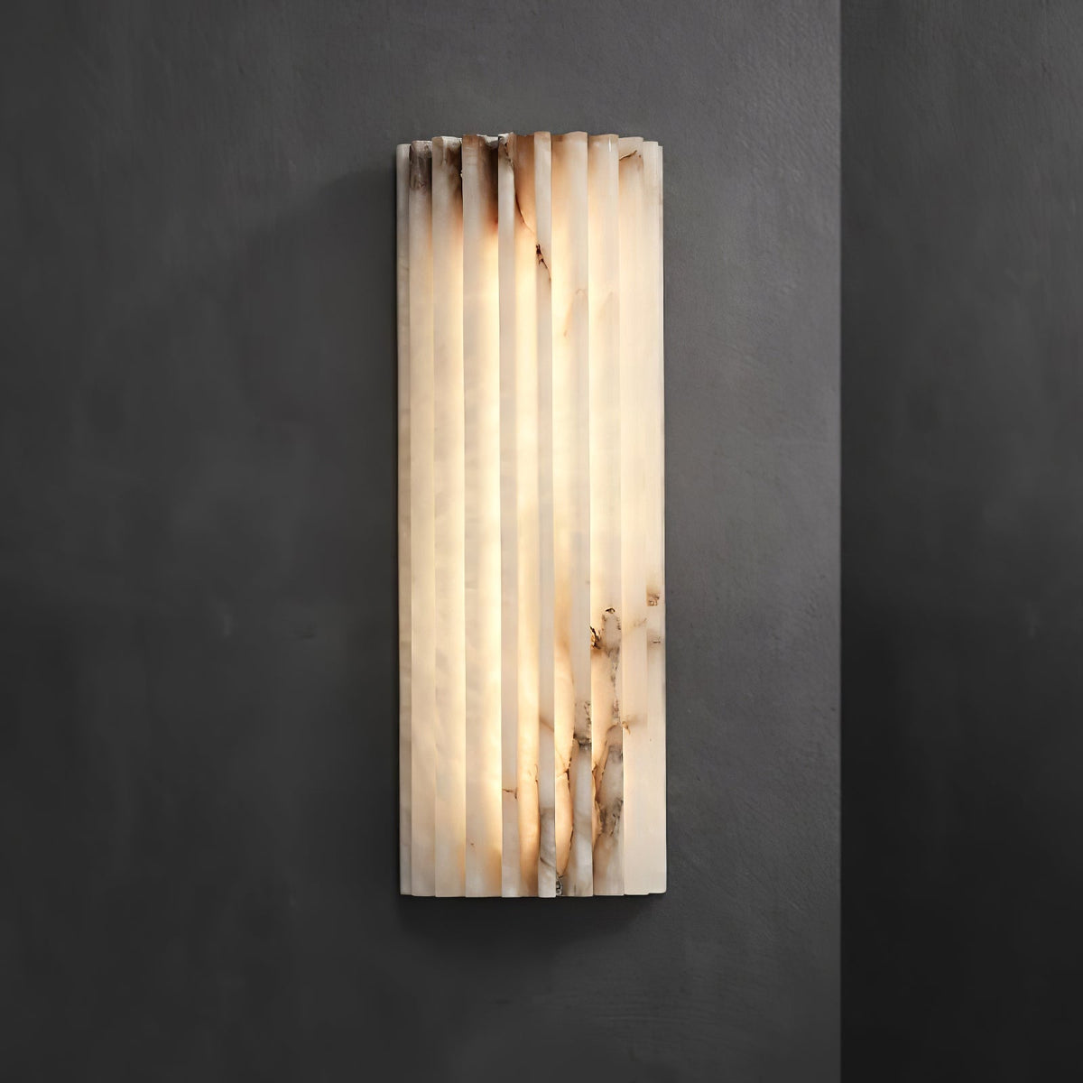 Alvia Alabaster Wall Light by Meetlighting