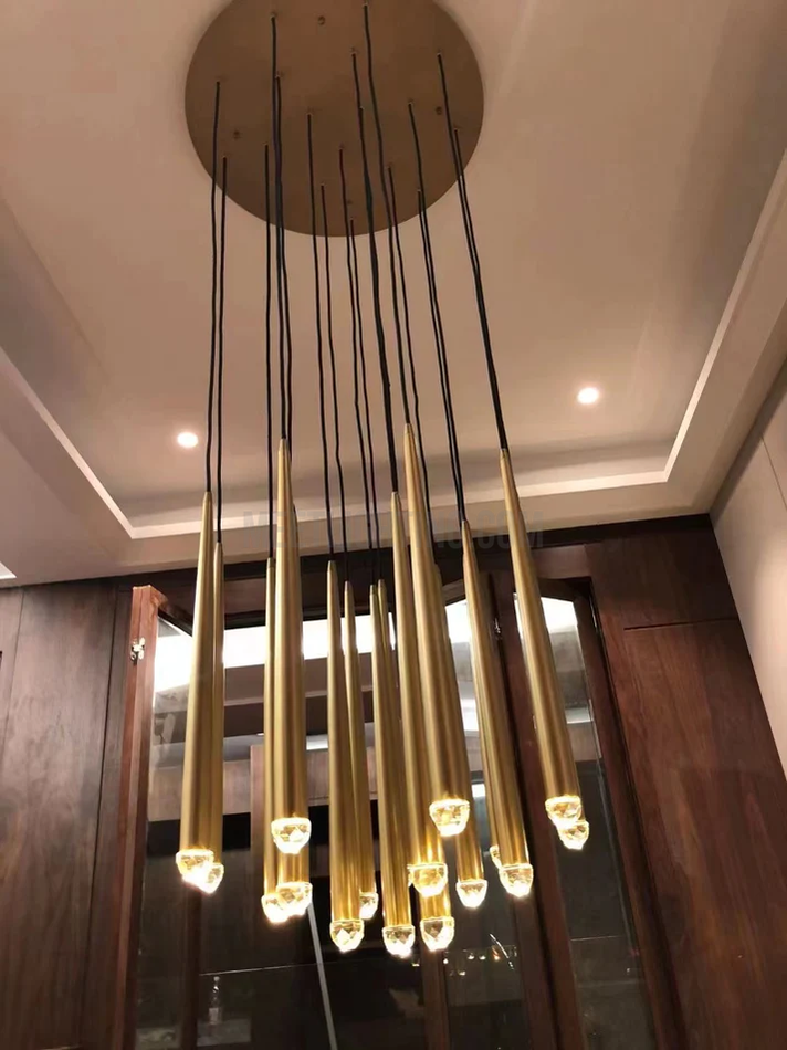 Aquitance Round Chandelier 48"-MEET LIGHTING