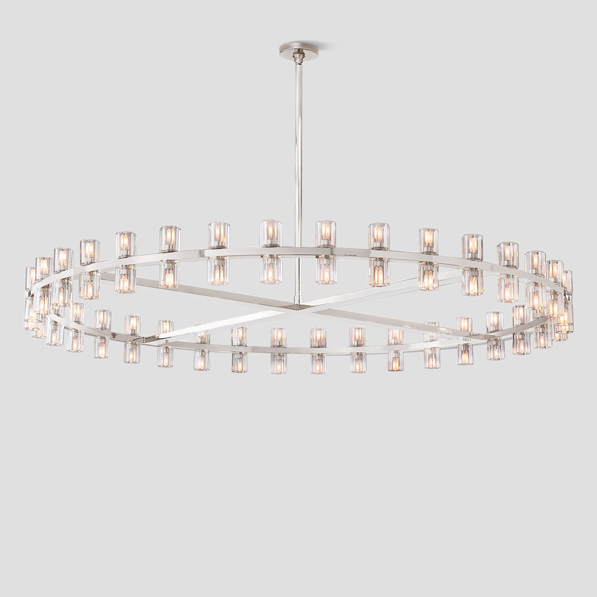 Arcachon Crystal Round Chandelier 48"-MEET LIGHTING