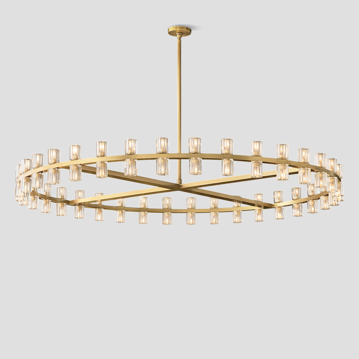 Arcachon Crystal Round Chandelier 48"-MEET LIGHTING