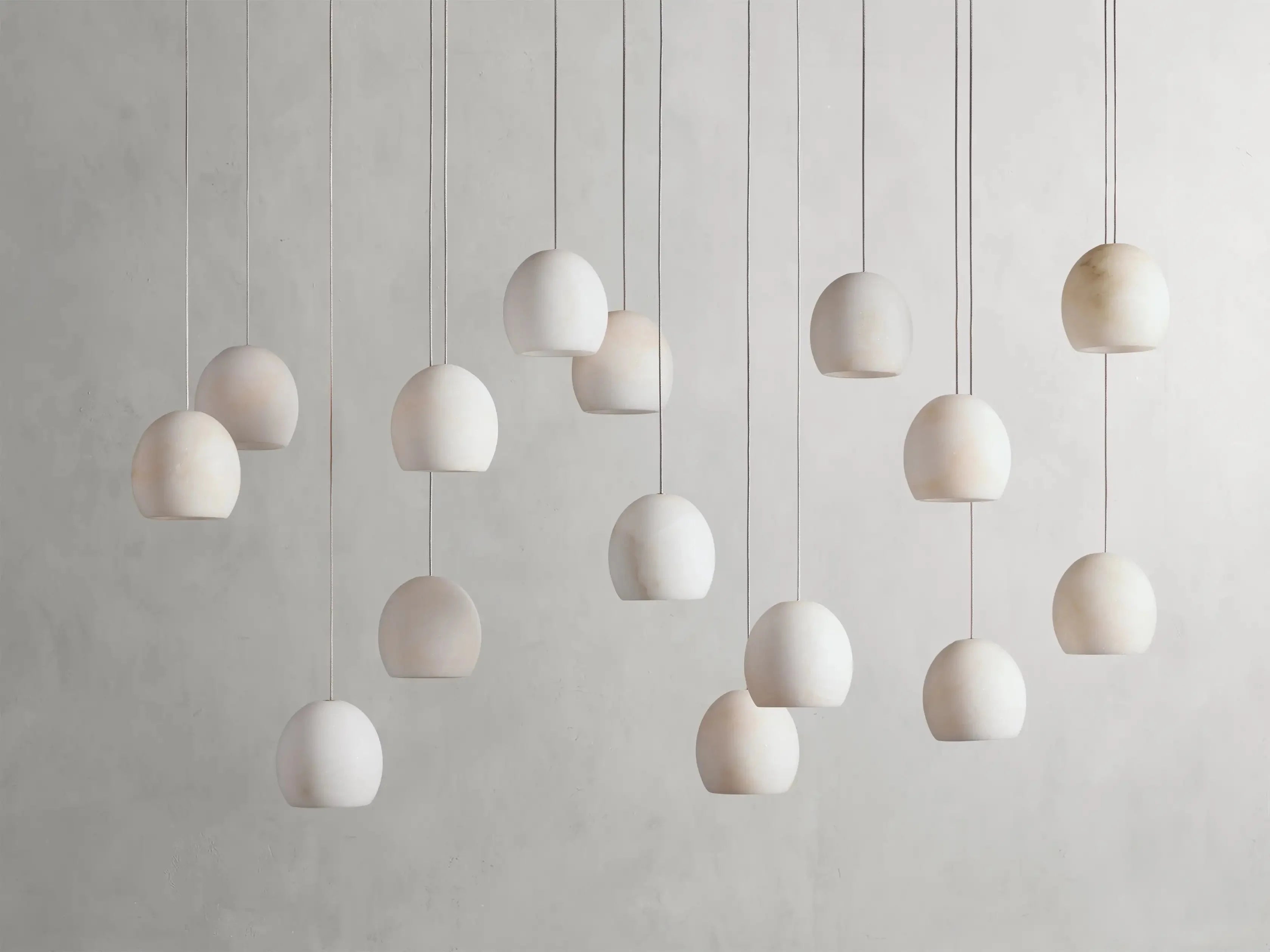 Arica Modern Rectangular Alabaster Chandelier-MEET LIGHTING