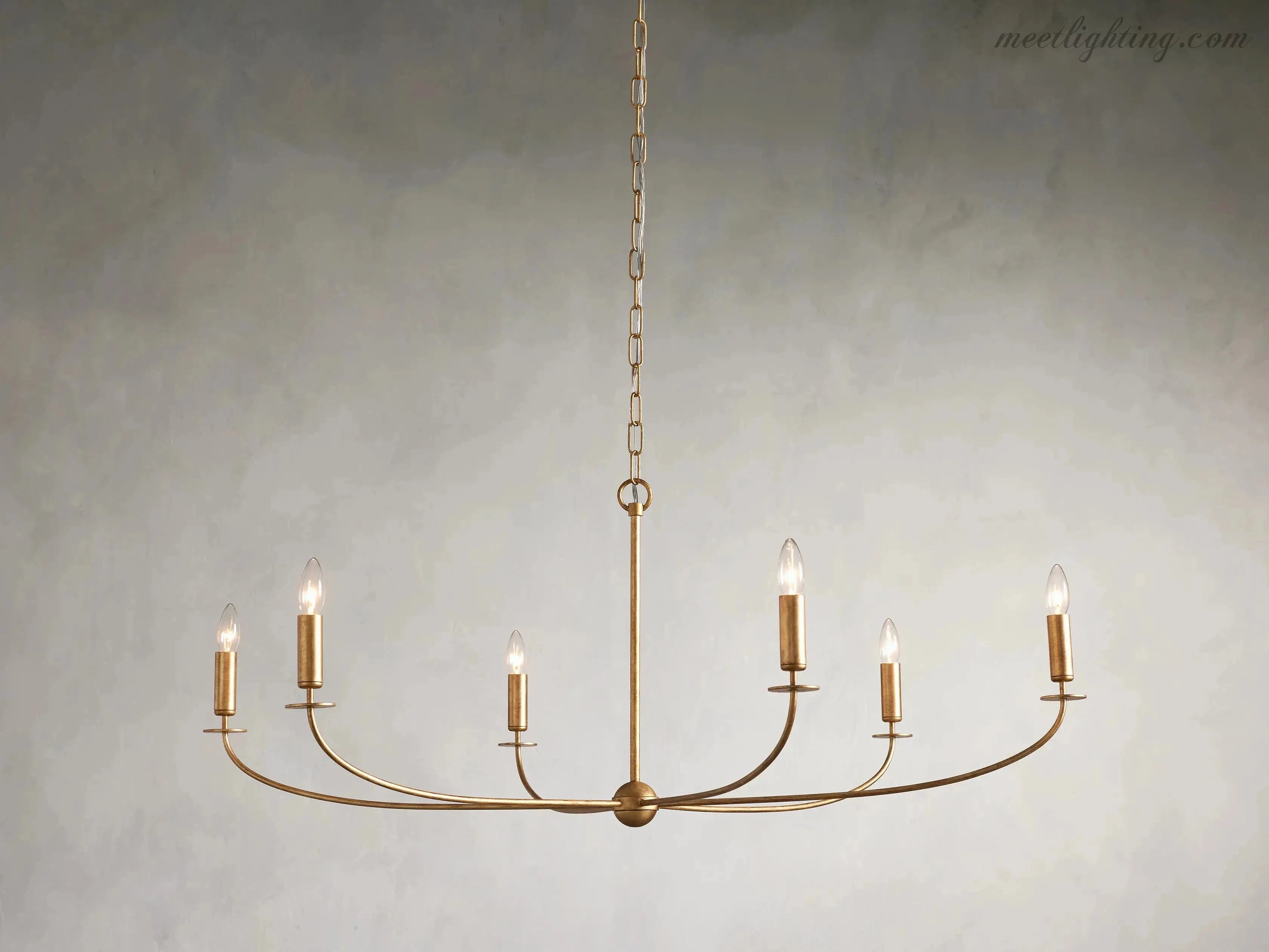 Arnett Round Chandelier-MEET LIGHTING